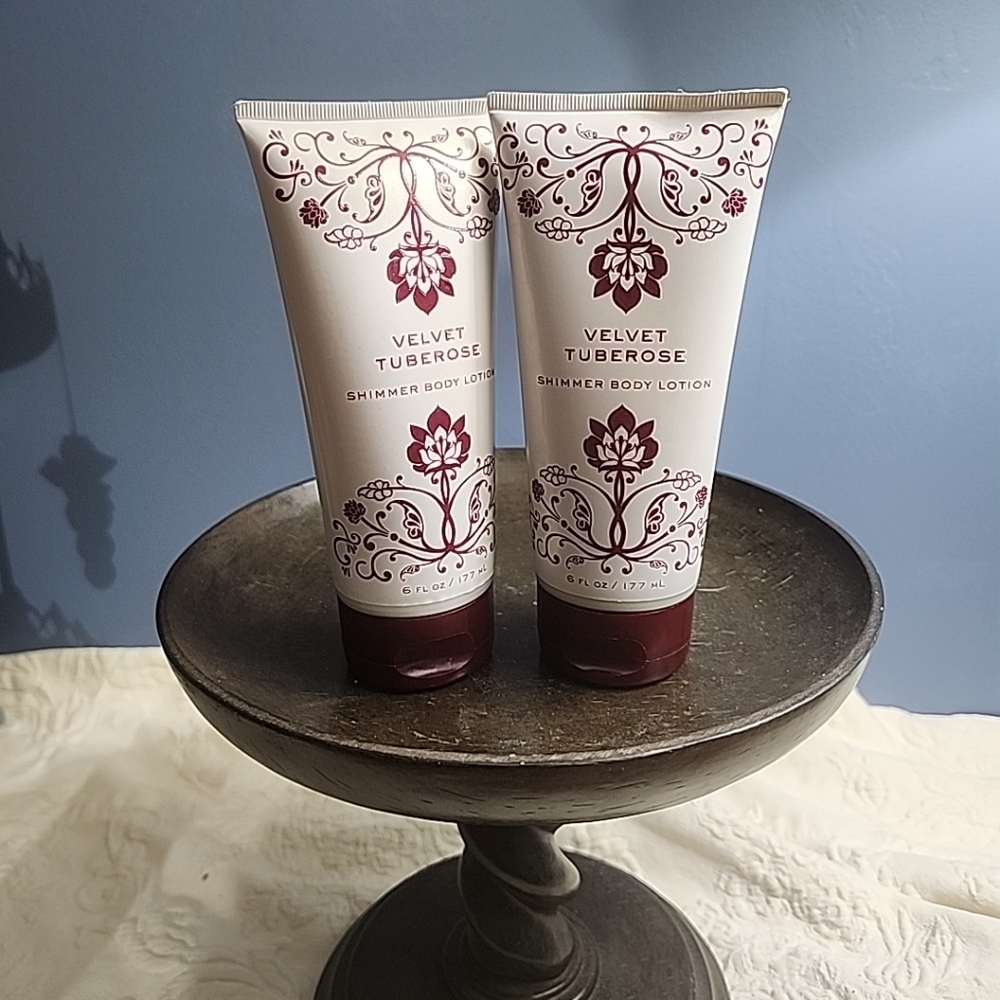 Velvet Tuberose Bath & Body Works Shimmer Body Lotion Never Used Retired